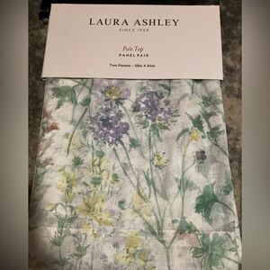 Laura Ashley Wild Meadow Pole Top Panel Pair (two panels) 38”x84”